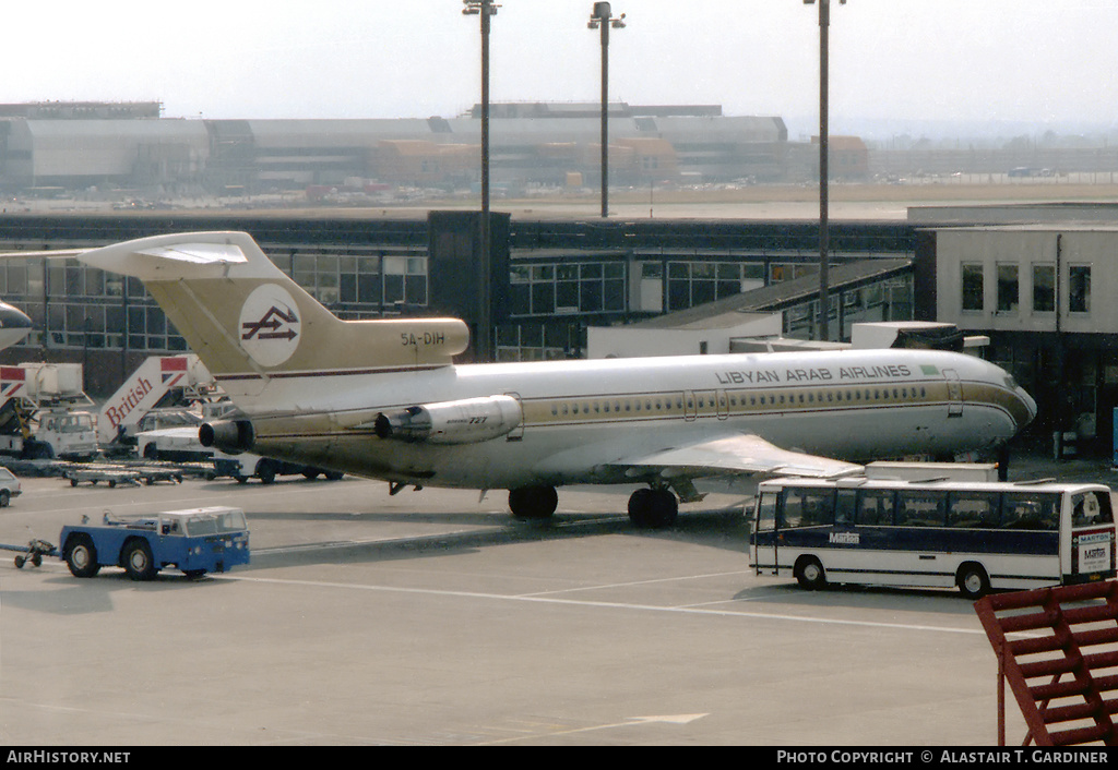 Aircraft Photo of 5A-DIH | Boeing 727-2L5/Adv | Libyan Arab Airlines | AirHistory.net #69141