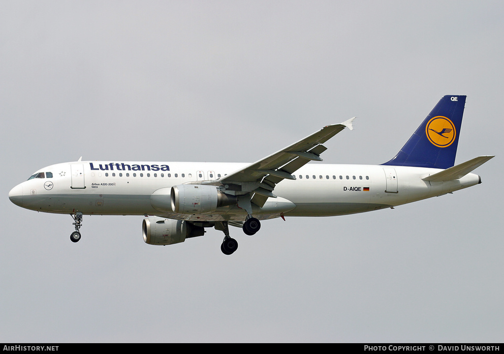 Aircraft Photo of D-AIQE | Airbus A320-211 | Lufthansa | AirHistory.net #69151
