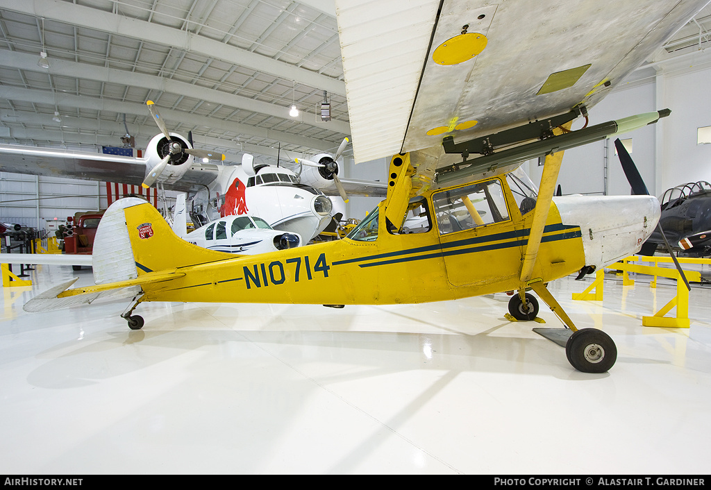 Aircraft Photo of N10714 | Cessna O-1A Bird Dog (305A/L-19A) | North Carolina Forest Service | AirHistory.net #69154