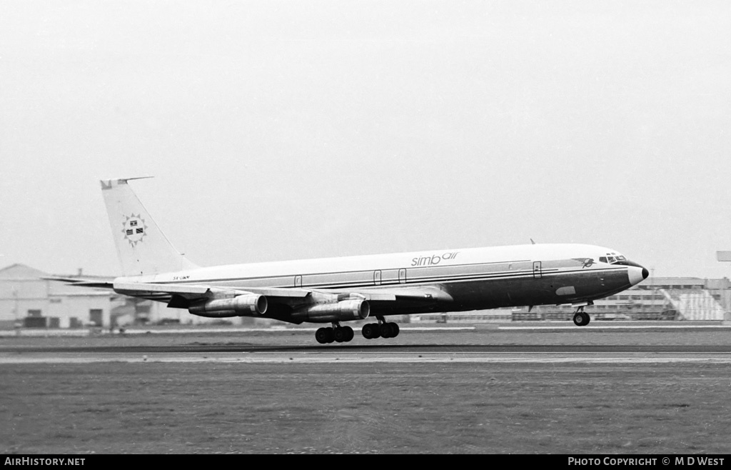 Aircraft Photo of 5X-UWM | Boeing 707-323C | Simbair | AirHistory.net #69156