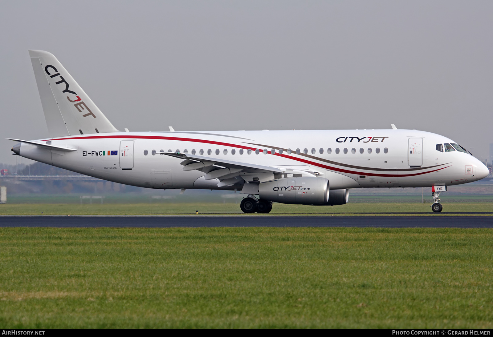 Aircraft Photo of EI-FWC | Sukhoi SSJ-100-95B Superjet 100 (RRJ-95B) | CityJet | AirHistory.net #69171