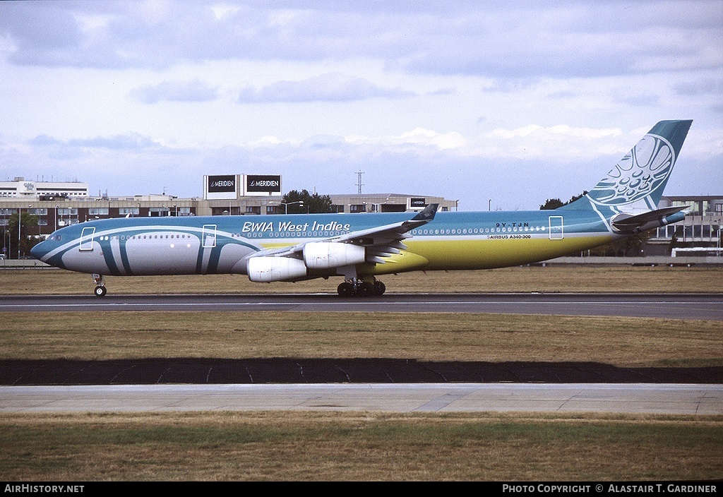 Aircraft Photo of 9Y-TJN | Airbus A340-313 | BWIA West Indies Airways | AirHistory.net #69180