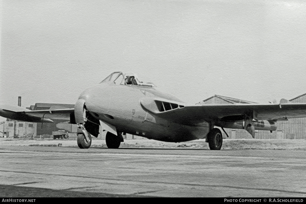 Aircraft Photo of WK418 | De Havilland D.H. 112 Venom FB1 | UK - Air Force | AirHistory.net #69194