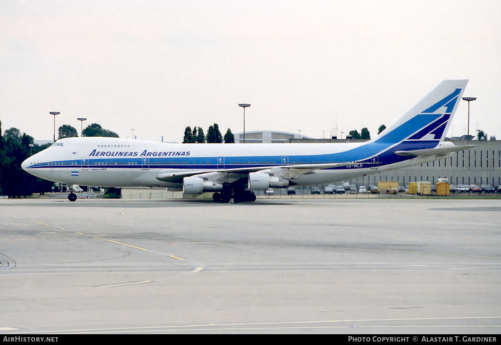 Aircraft Photo of LV-MLR | Boeing 747-287B | Aerolíneas Argentinas | AirHistory.net #69198