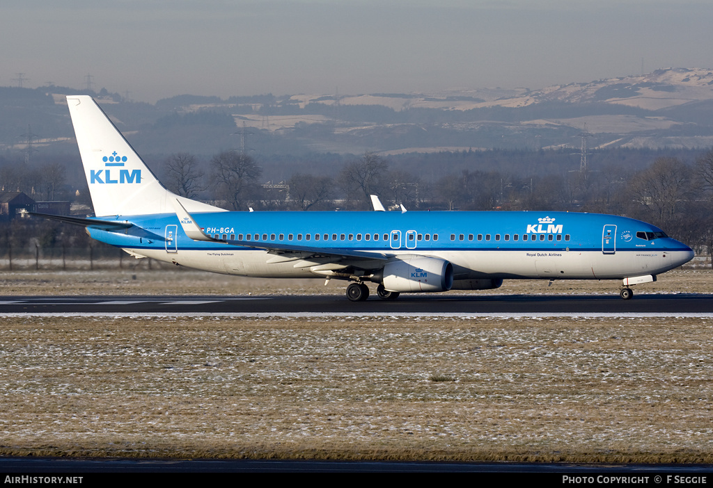 Aircraft Photo of PH-BGA | Boeing 737-8K2 | KLM - Royal Dutch Airlines | AirHistory.net #69206