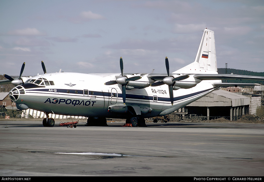 Aircraft Photo of RA-11124 | Antonov An-12B | Aeroflot | AirHistory.net #69208