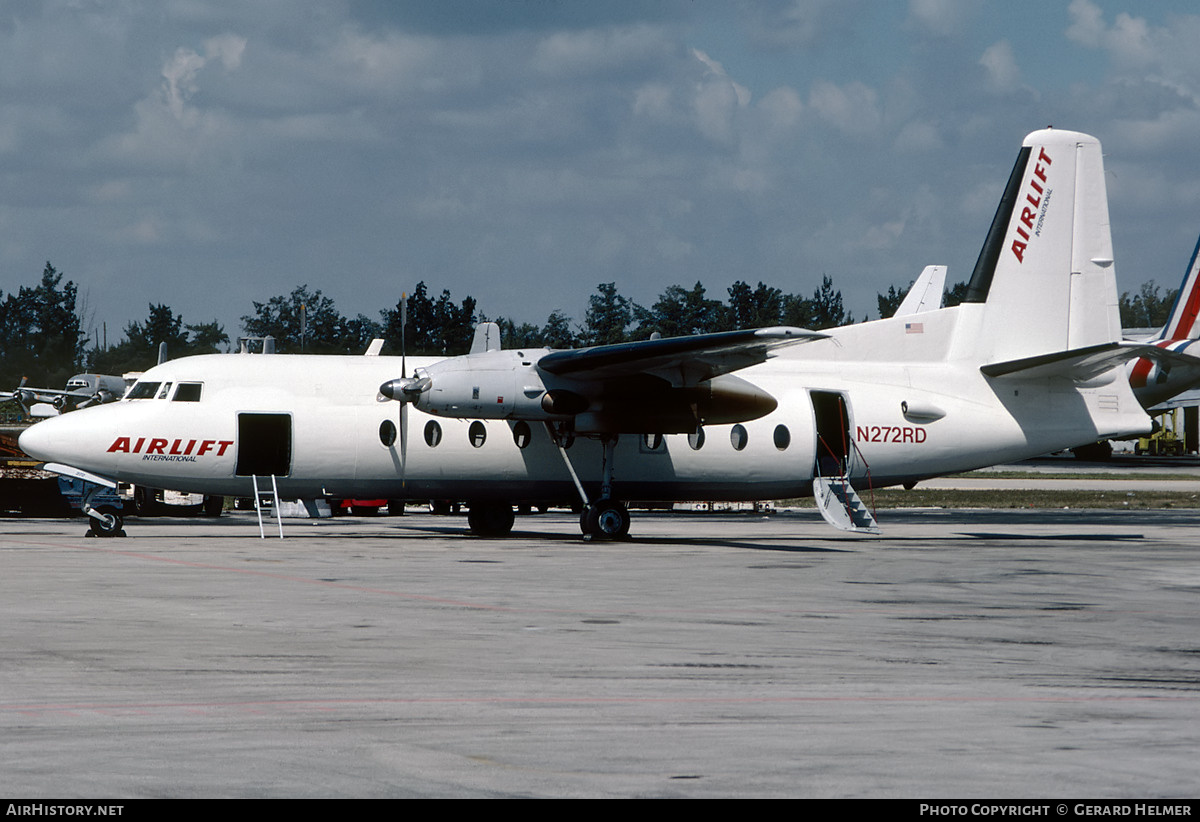 Aircraft Photo of N272RD | Fairchild F-27 | Airlift International | AirHistory.net #69221