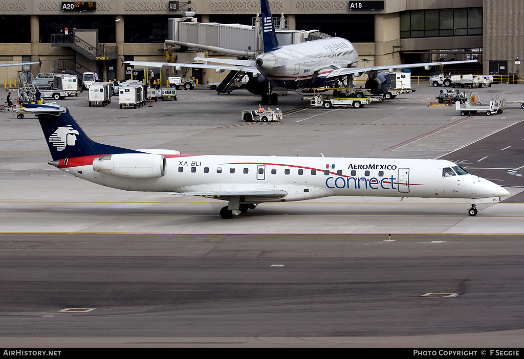 Aircraft Photo of XA-BLI | Embraer ERJ-145LR (EMB-145LR) | AeroMéxico Connect | AirHistory.net #69225
