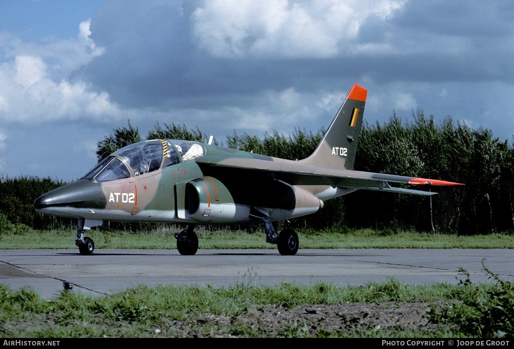 Aircraft Photo of AT02 | Dassault-Dornier Alpha Jet 1B | Belgium - Air Force | AirHistory.net #69237