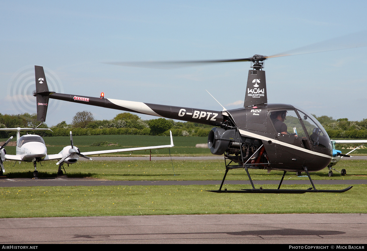 Aircraft Photo of G-BPTZ | Robinson R-22 Beta | Koki Helicopters | AirHistory.net #69246