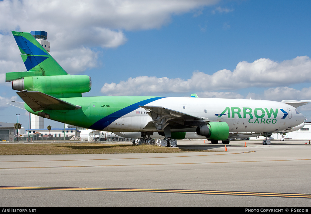 Aircraft Photo of N450ML | McDonnell Douglas DC-10-30(F) | Arrow Cargo | AirHistory.net #69248