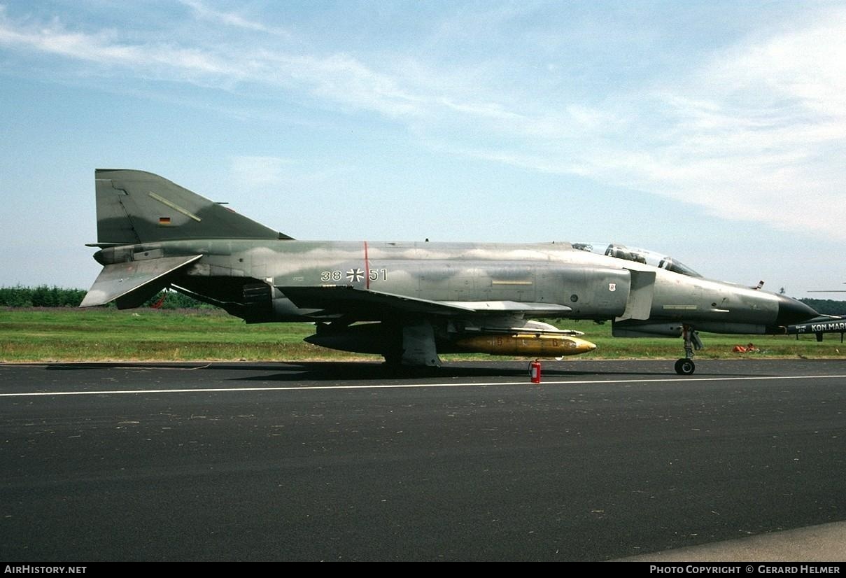 Aircraft Photo of 3851 | McDonnell Douglas F-4F Phantom II | Germany - Air Force | AirHistory.net #69277