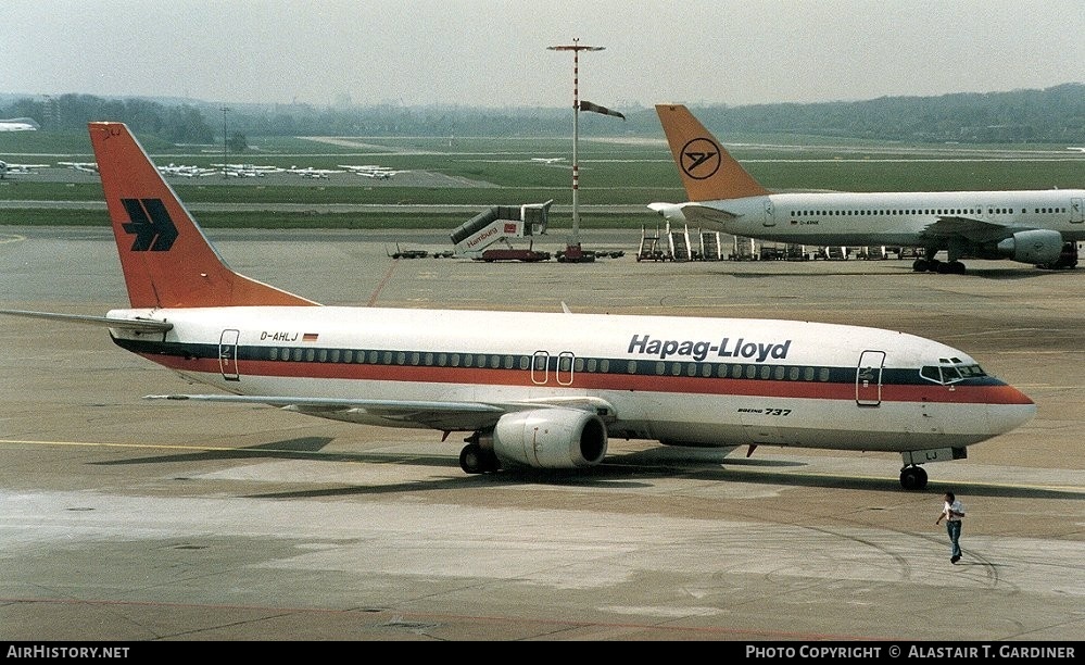 Aircraft Photo of D-AHLJ | Boeing 737-4K5 | Hapag-Lloyd | AirHistory.net #69282