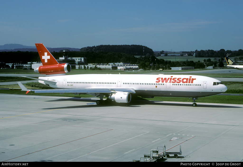 Aircraft Photo of HB-IWR | McDonnell Douglas MD-11 | Swissair | AirHistory.net #69284