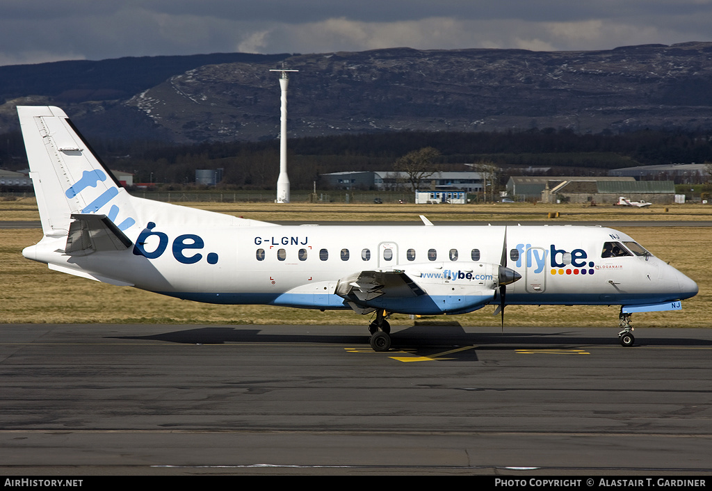 Aircraft Photo of G-LGNJ | Saab 340B | Flybe | AirHistory.net #69290