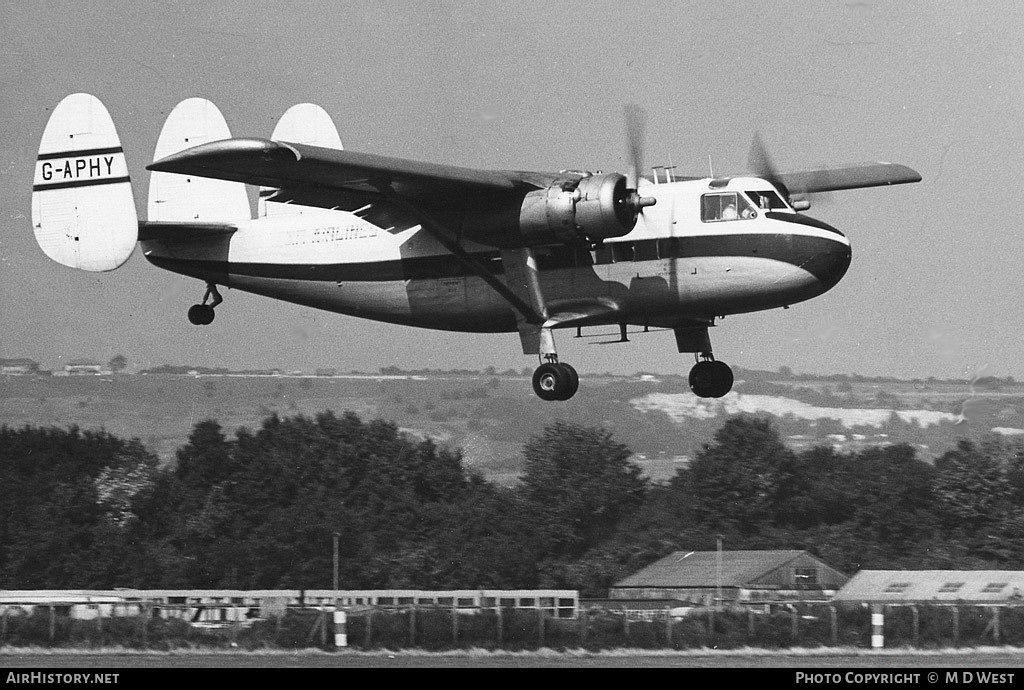 Aircraft Photo of G-APHY | Scottish Aviation Twin Pioneer Series 1 | J.F. Airlines - JFA | AirHistory.net #69297