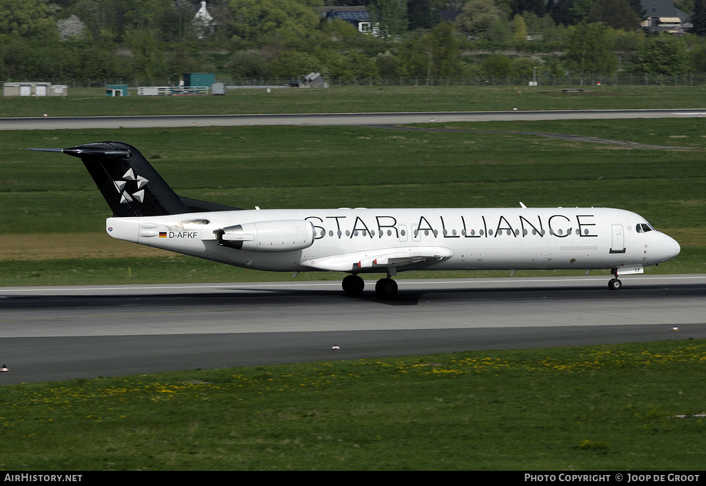 Aircraft Photo of D-AFKF | Fokker 100 (F28-0100) | Contact Air | AirHistory.net #69303