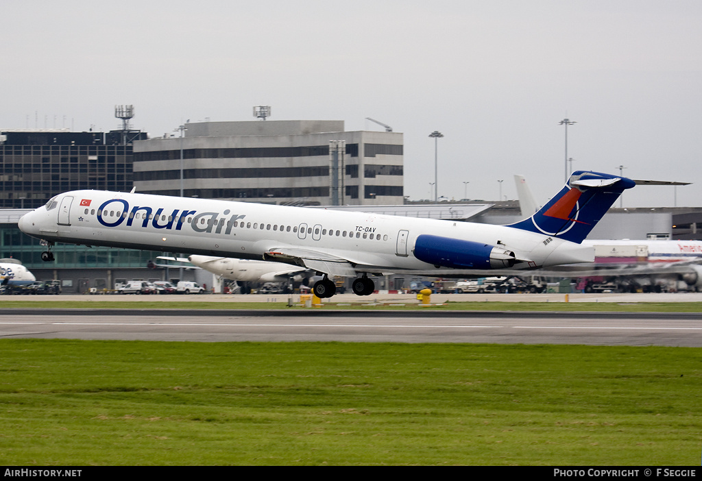 Aircraft Photo of TC-OAV | McDonnell Douglas MD-83 (DC-9-83) | Onur Air | AirHistory.net #69316