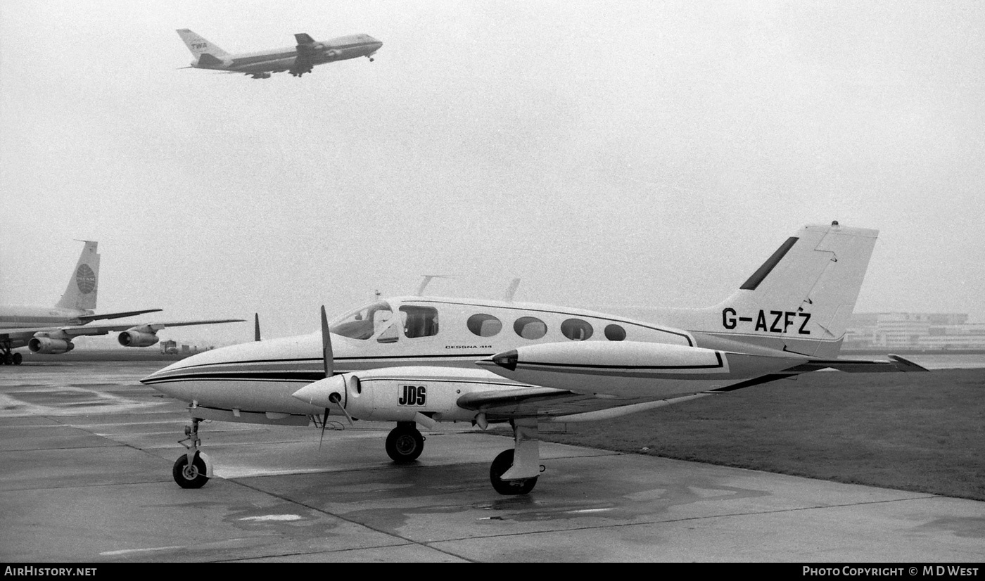 Aircraft Photo of G-AZFZ | Cessna 414 | AirHistory.net #69318