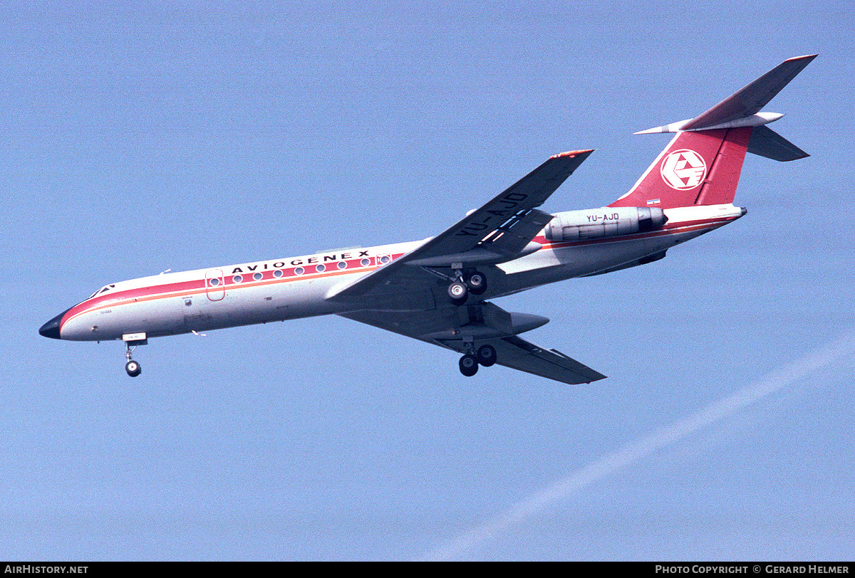 Aircraft Photo of YU-AJD | Tupolev Tu-134A | Aviogenex | AirHistory.net #69319