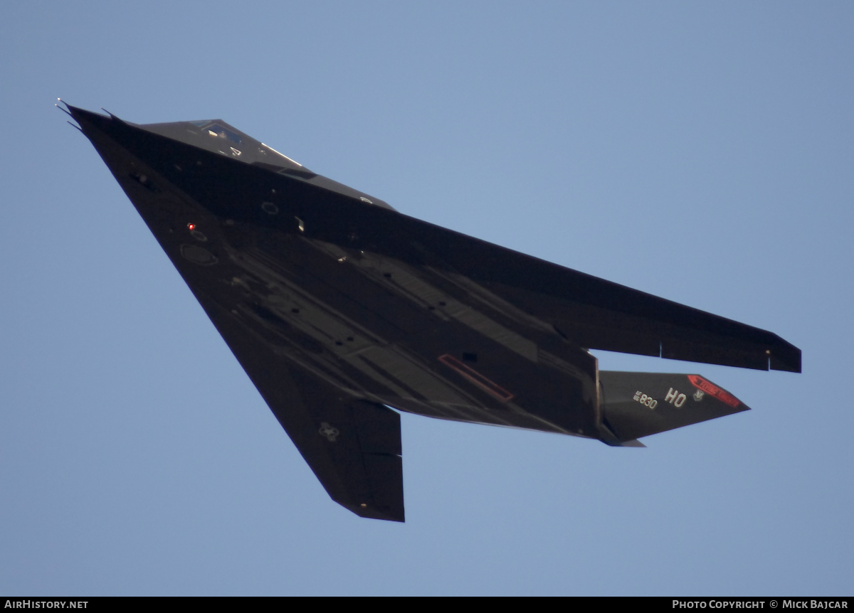 Aircraft Photo of 85-0830 / AF85-830 | Lockheed F-117A Nighthawk | USA - Air Force | AirHistory.net #69339