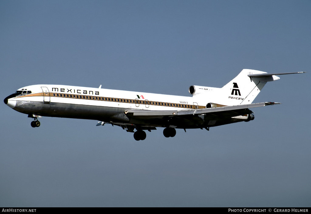 Aircraft Photo of N8881Z | Boeing 727-225/Adv | Mexicana | AirHistory.net #69346