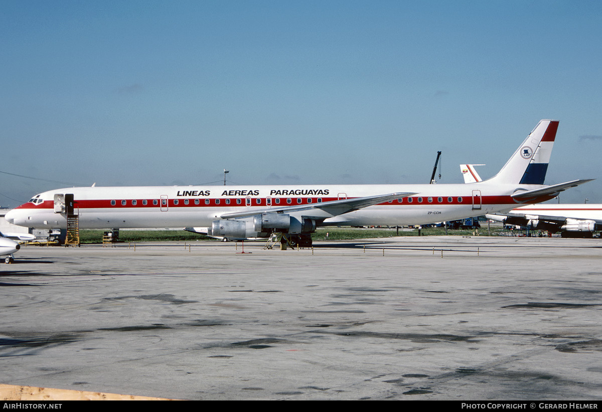 Aircraft Photo of ZP-CCH | McDonnell Douglas DC-8-63 | Líneas Aéreas Paraguayas - LAP | AirHistory.net #69347