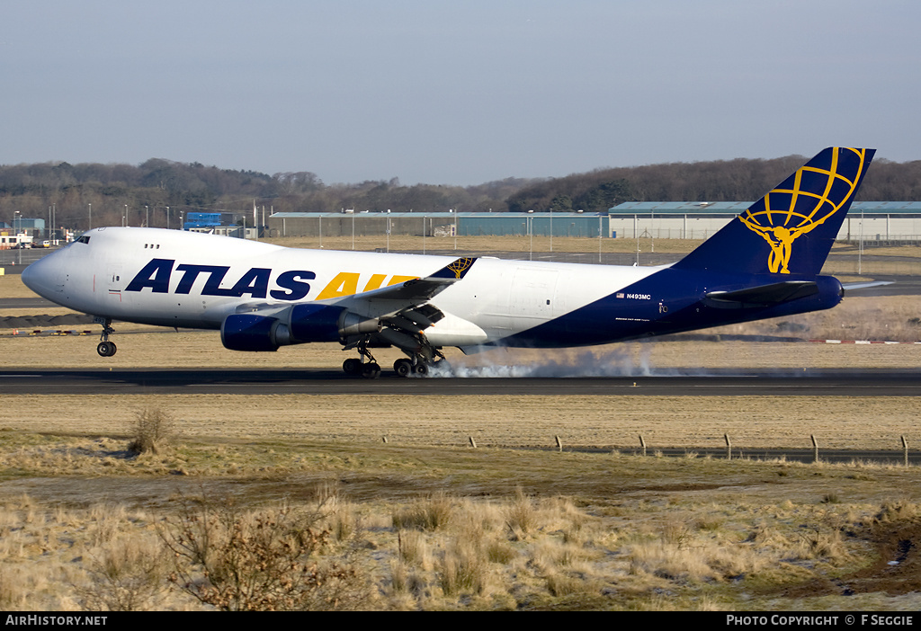 Aircraft Photo of N493MC | Boeing 747-47UF/SCD | Atlas Air | AirHistory.net #69348