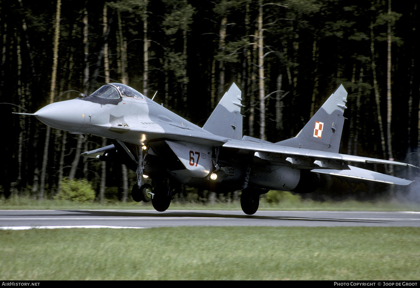 Aircraft Photo of 67 | Mikoyan-Gurevich MiG-29A (9-12A) | Poland - Air Force | AirHistory.net #69366