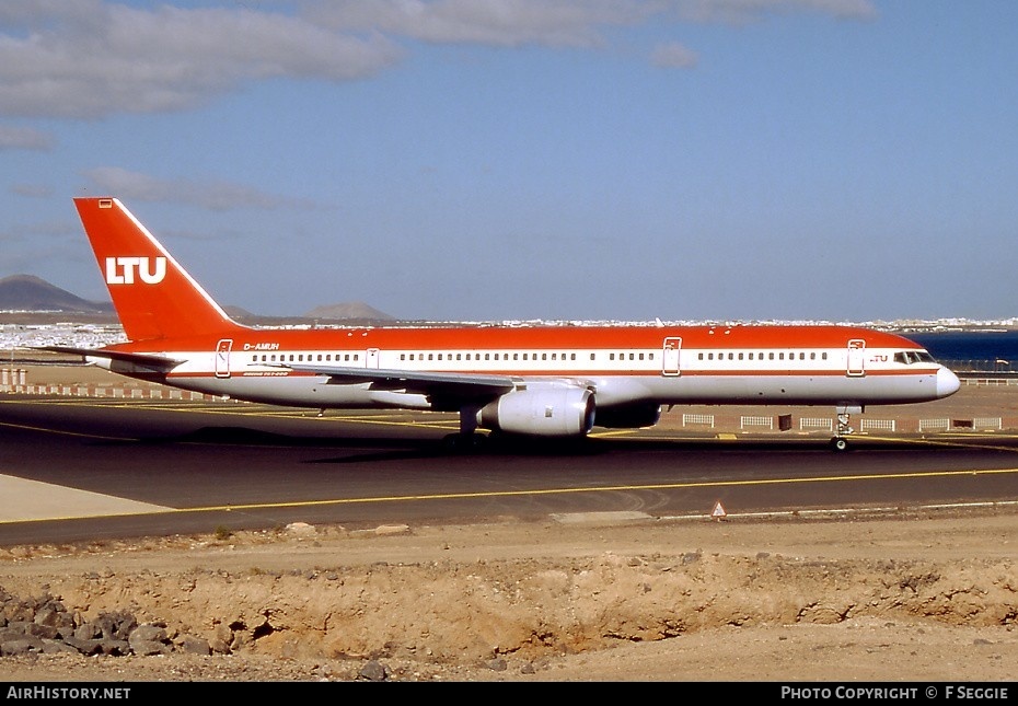 Aircraft Photo of D-AMUH | Boeing 757-2G5 | LTU - Lufttransport-Unternehmen | AirHistory.net #69392