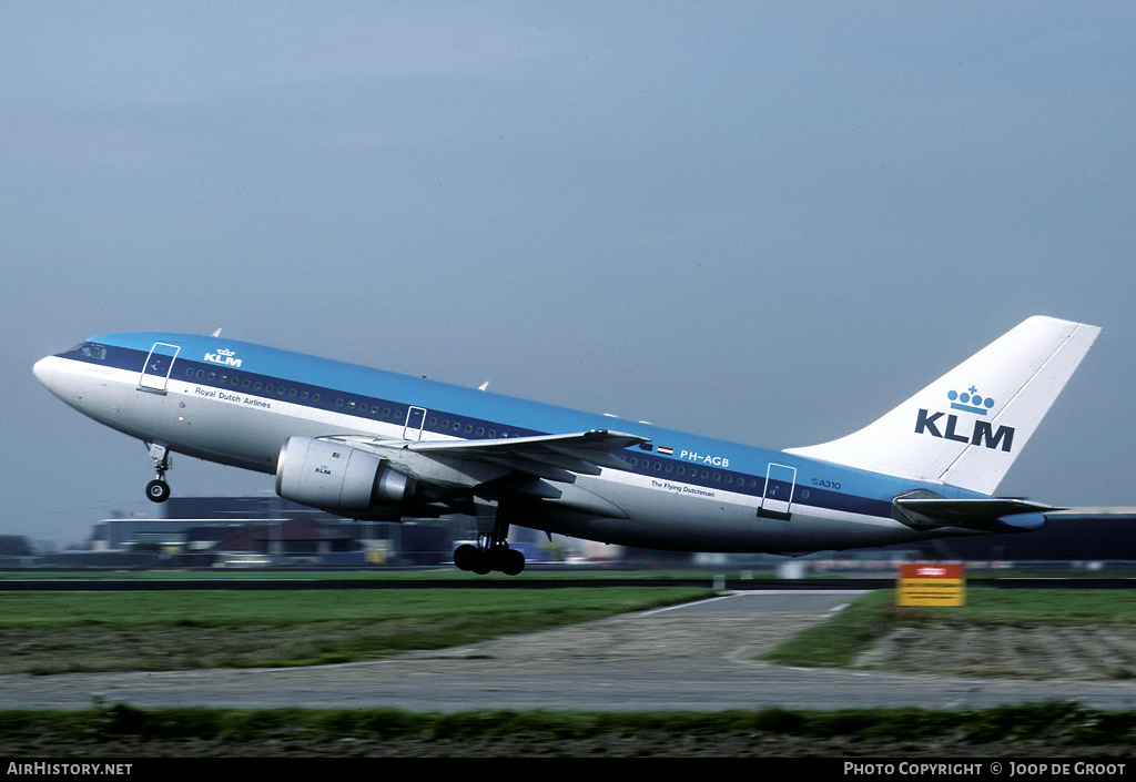 Aircraft Photo of PH-AGB | Airbus A310-203 | KLM - Royal Dutch Airlines | AirHistory.net #69399