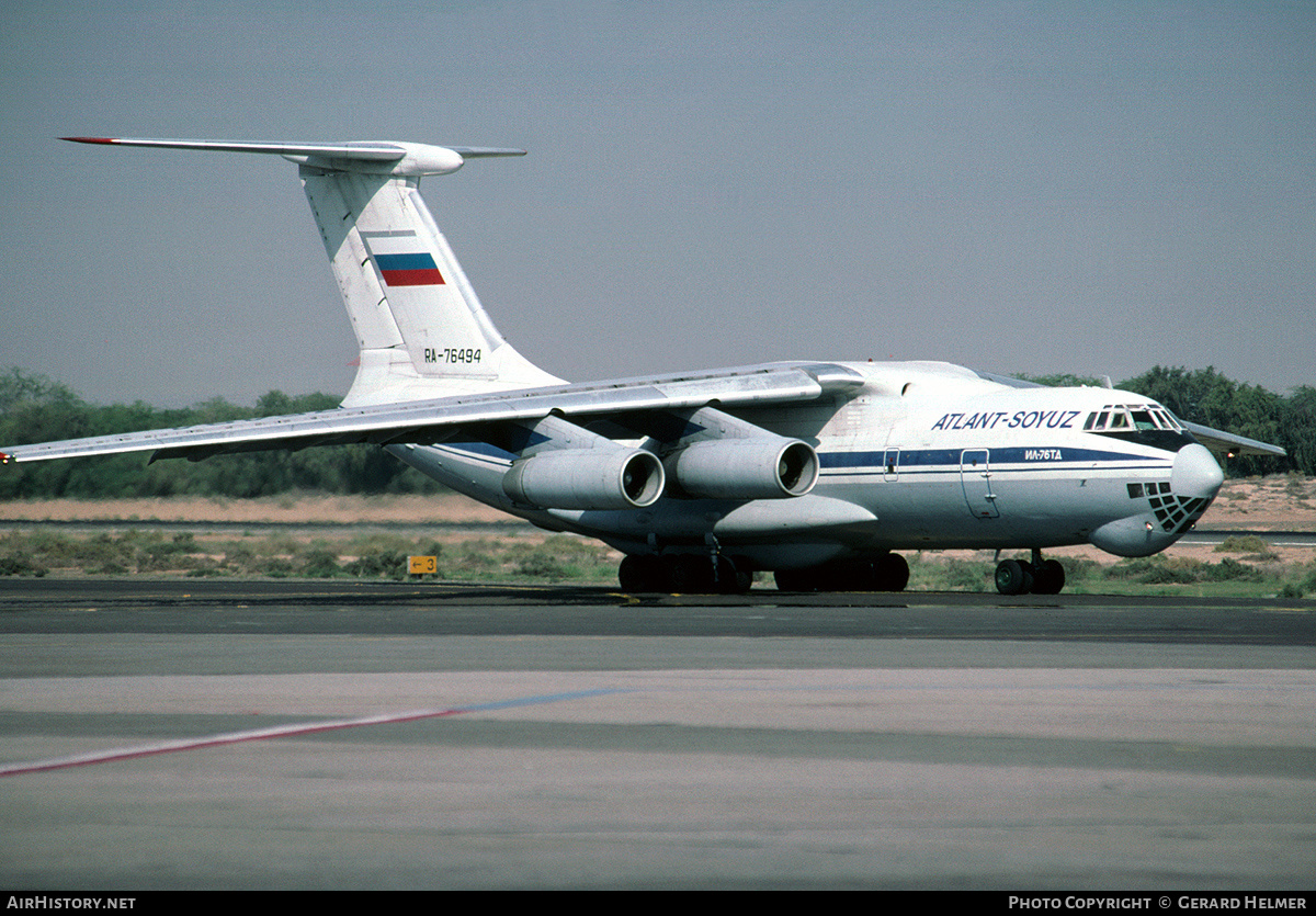 Aircraft Photo of RA-76494 | Ilyushin Il-76TD | Atlant-Soyuz Airlines | AirHistory.net #69400