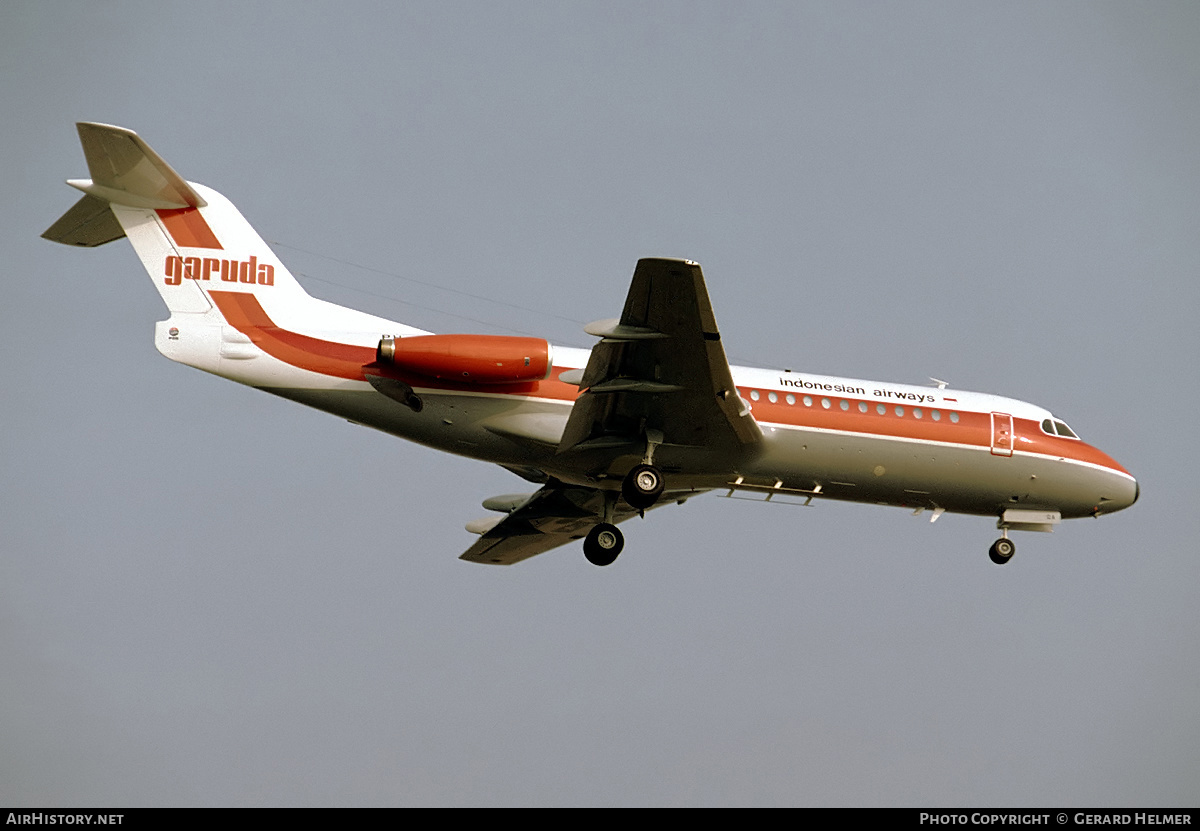 Aircraft Photo of PH-EZZ | Fokker F28-4000 Fellowship | Garuda Indonesian Airways | AirHistory.net #69405