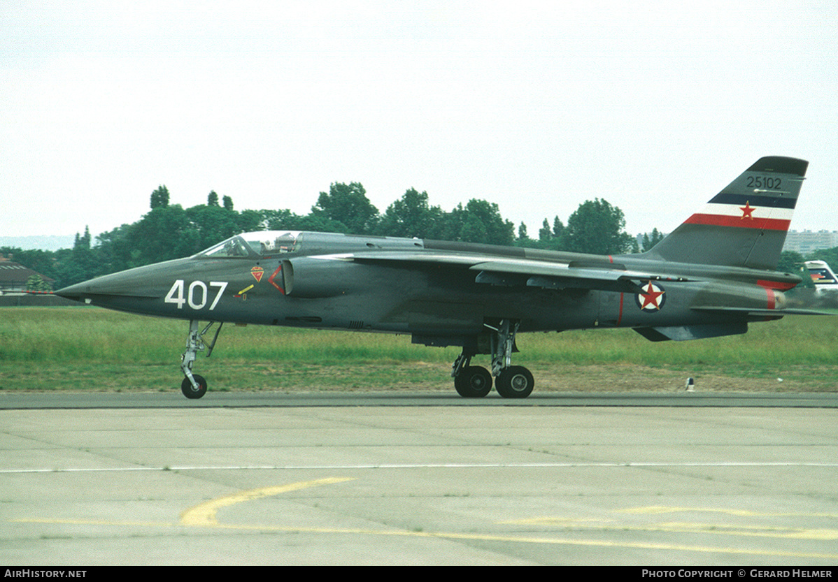 Aircraft Photo of 25102 | Soko J-22 Orao | Yugoslavia - Air Force | AirHistory.net #69408