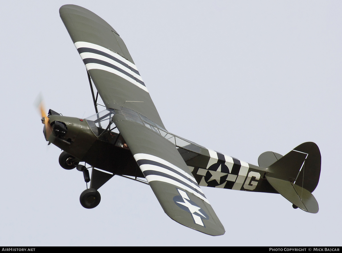 Aircraft Photo of G-AKAZ | Piper L-4A Cub (O-59A/J-3C-65D) | USA - Air Force | AirHistory.net #69413