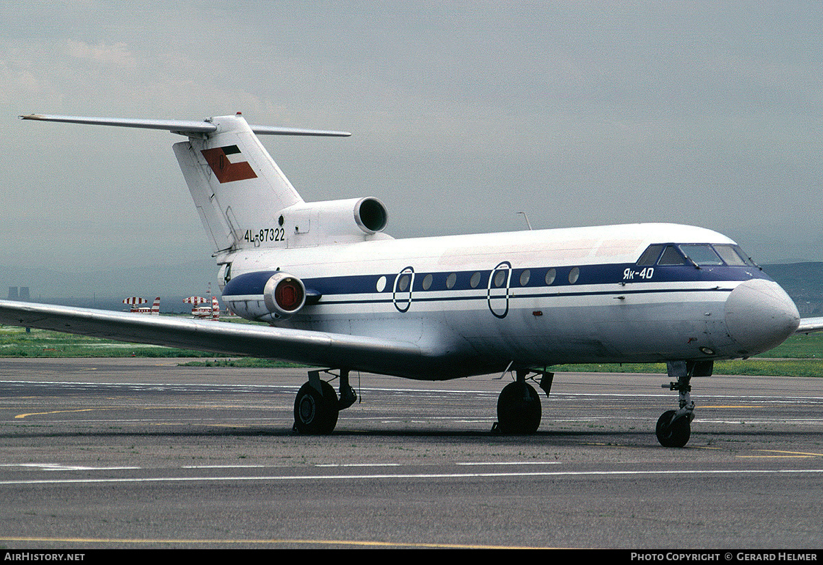 Aircraft Photo of 4L-87322 | Yakovlev Yak-40 | AirHistory.net #69418