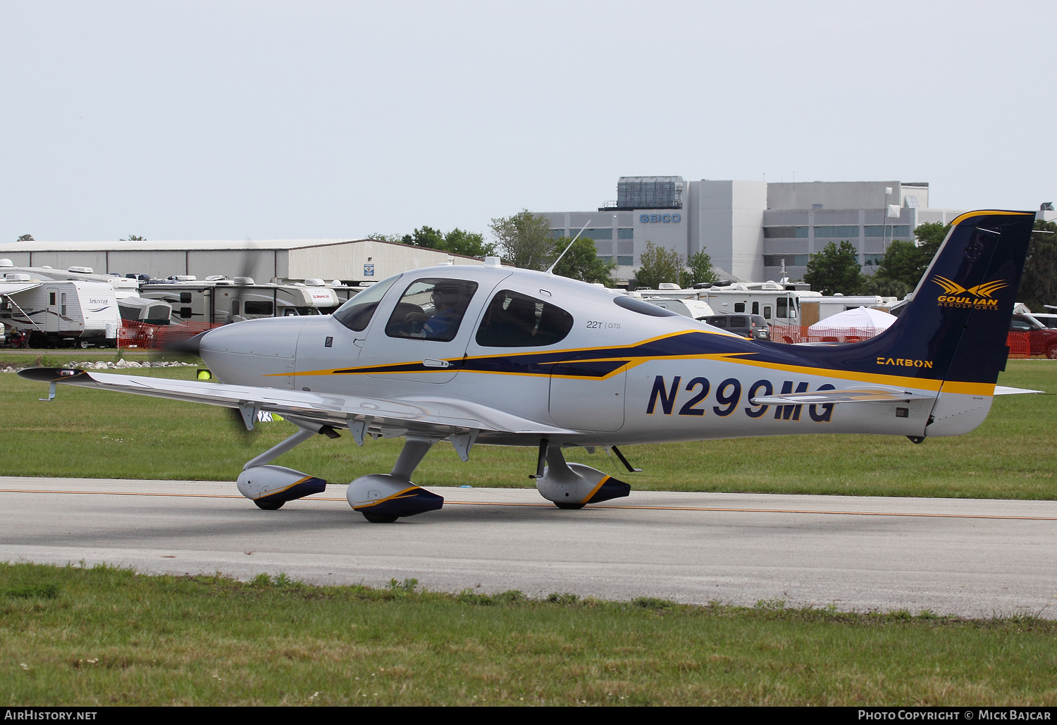 Aircraft Photo of N299MG | Cirrus SR-22T G5-GTS Carbon | AirHistory.net #69426