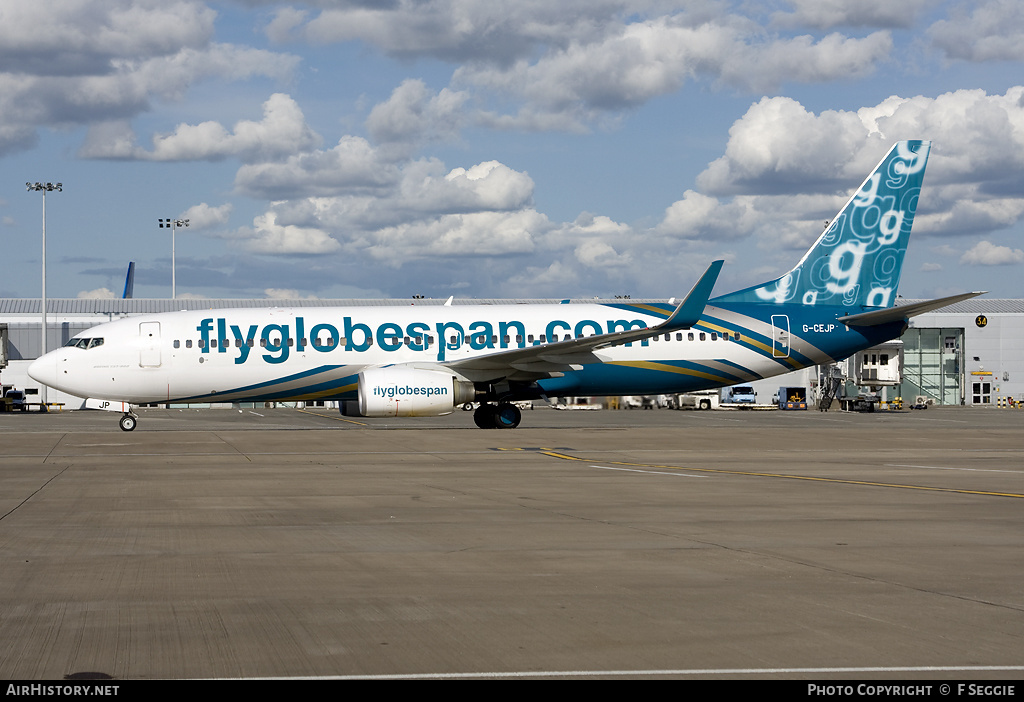 Aircraft Photo of G-CEJP | Boeing 737-8BK | Flyglobespan | AirHistory.net #69444