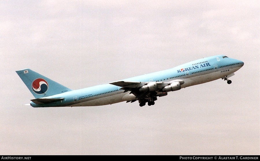 Aircraft Photo of HL7464 | Boeing 747-2B5B | Korean Air | AirHistory.net #69462