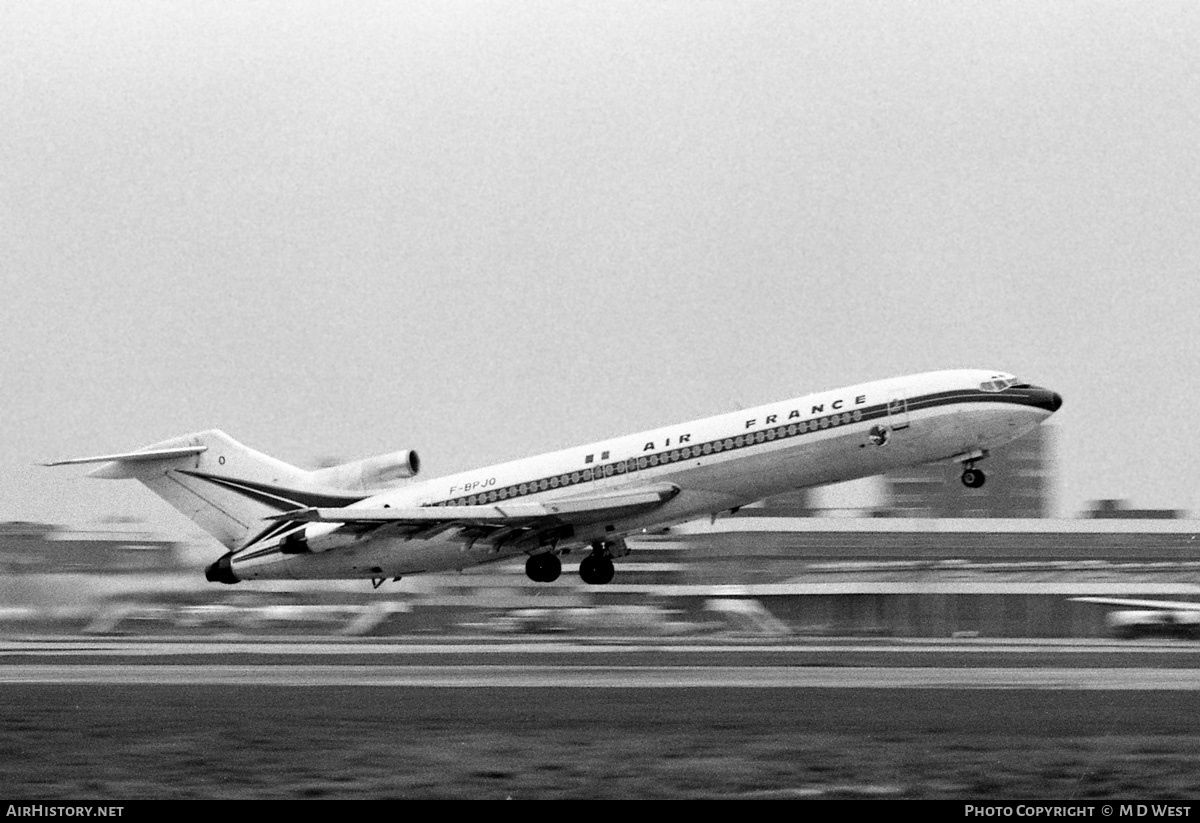 Aircraft Photo of F-BPJO | Boeing 727-228 | Air France | AirHistory.net #69469