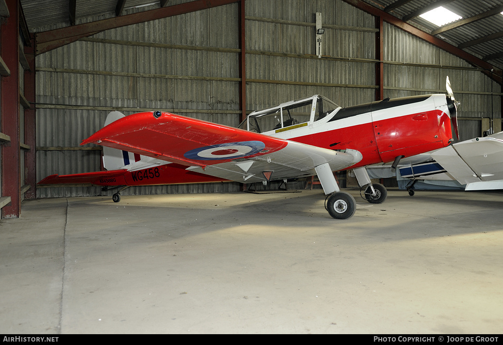 Aircraft Photo of N458BG / NX458BG / WG458 | De Havilland DHC-1 Chipmunk T10 | UK - Air Force | AirHistory.net #69506