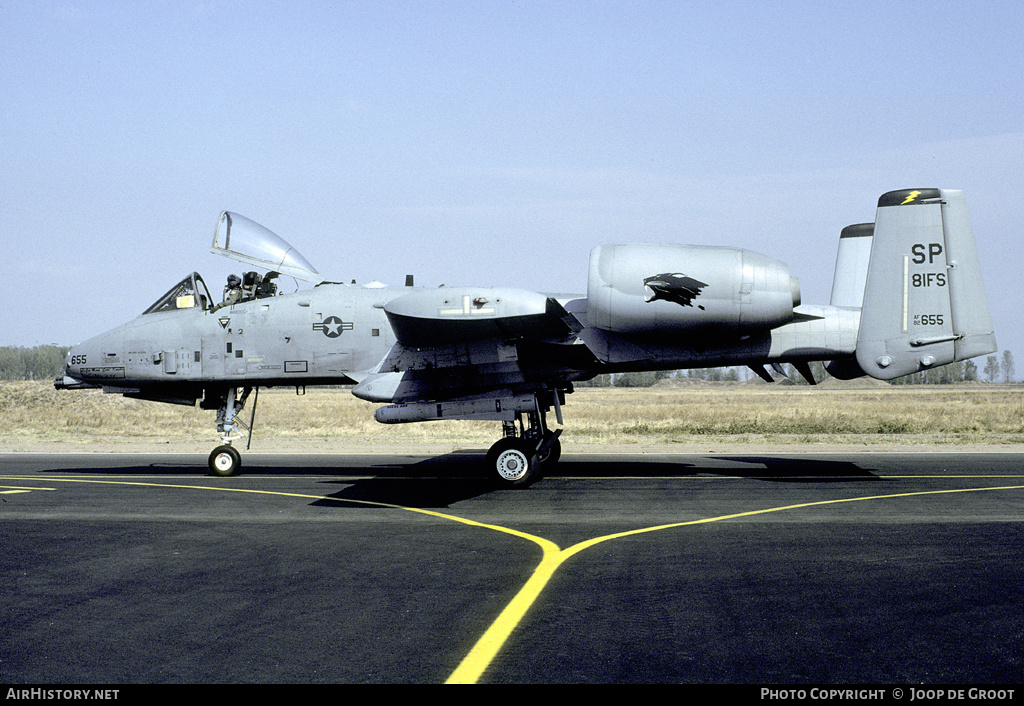 Aircraft Photo of 82-0655 / AF82-655 | Fairchild A-10A Thunderbolt II | USA - Air Force | AirHistory.net #69511