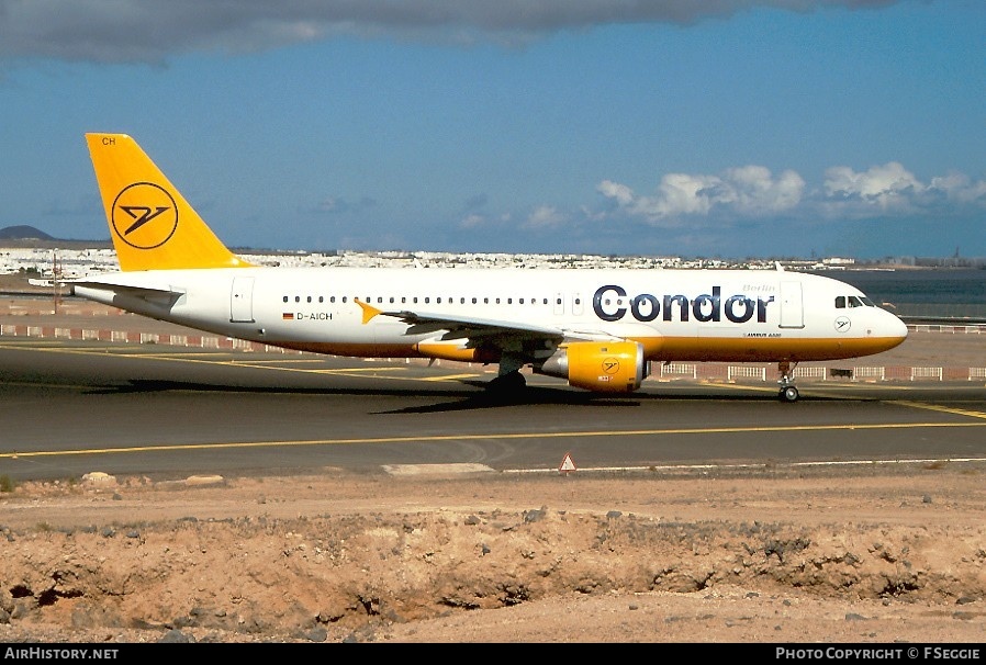 Aircraft Photo of D-AICH | Airbus A320-212 | Condor Berlin | AirHistory.net #69522