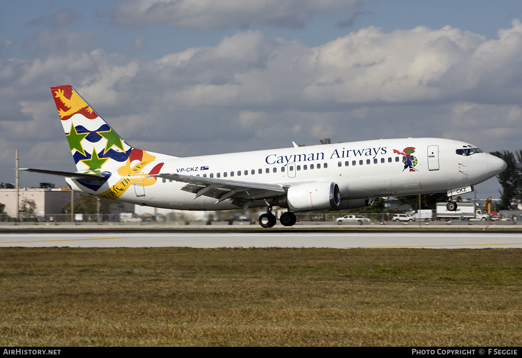 Aircraft Photo of VP-CKZ | Boeing 737-36E | Cayman Airways | AirHistory.net #69531