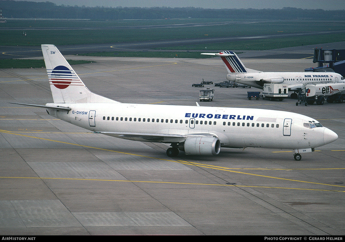 Aircraft Photo of G-DHSW | Boeing 737-3Y0 | Euroberlin | AirHistory.net #69552