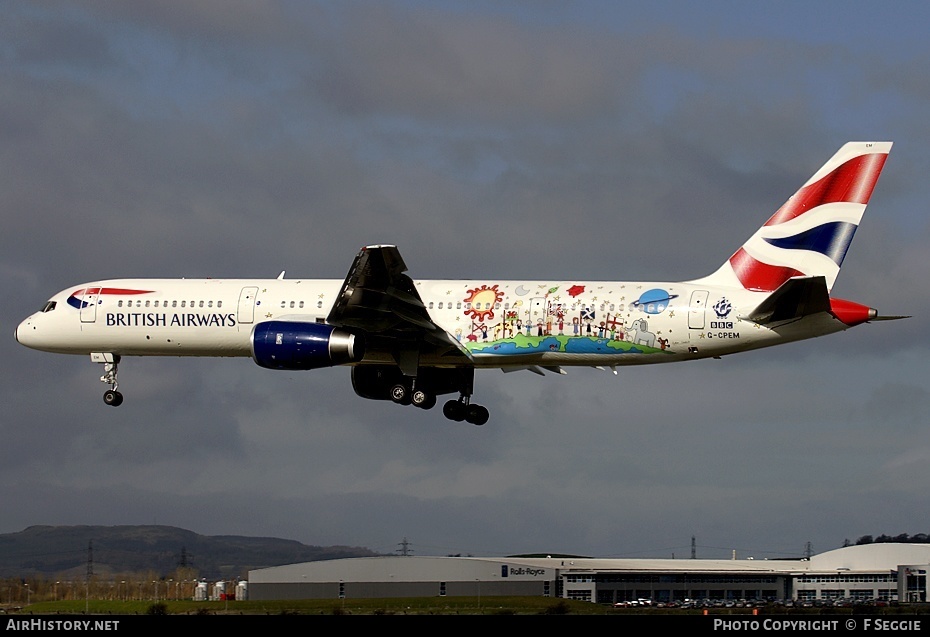 Aircraft Photo of G-CPEM | Boeing 757-236 | British Airways | AirHistory.net #69556