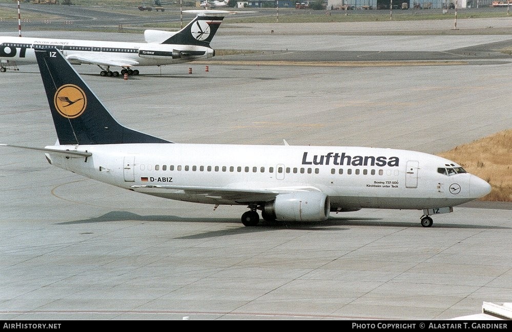 Aircraft Photo of D-ABIZ | Boeing 737-530 | Lufthansa | AirHistory.net #69573