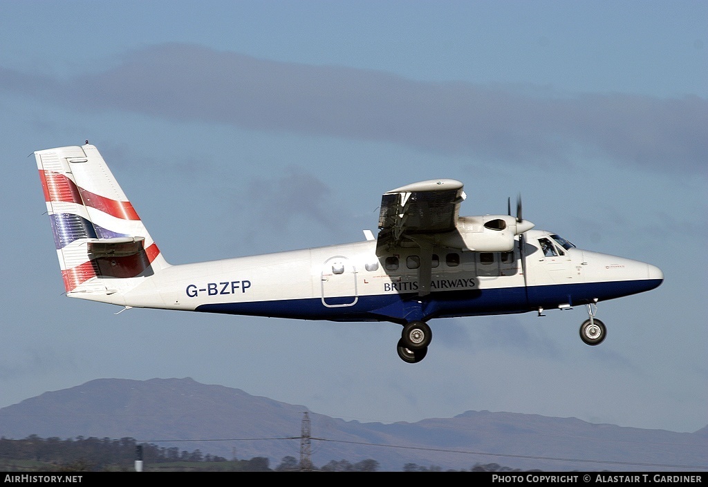 Aircraft Photo of G-BZFP | De Havilland Canada DHC-6-300 Twin Otter | British Airways | AirHistory.net #69587