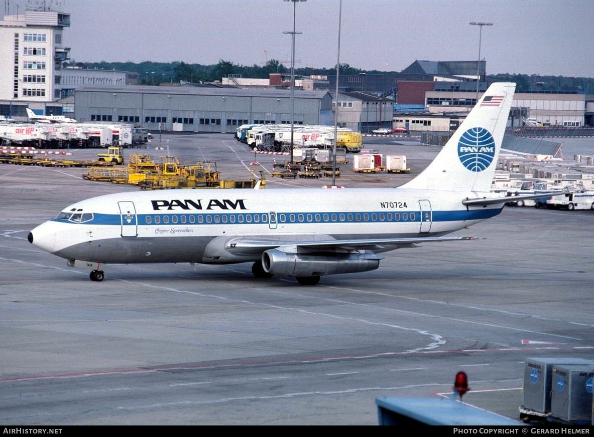 Aircraft Photo of N70724 | Boeing 737-297/Adv | Pan American World Airways - Pan Am | AirHistory.net #69588