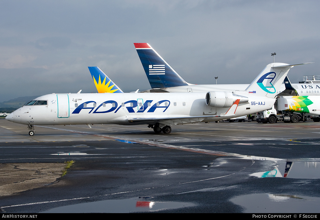 Aircraft Photo of S5-AAJ | Bombardier CRJ-200ER (CL-600-2B19) | Adria Airways | AirHistory.net #69589